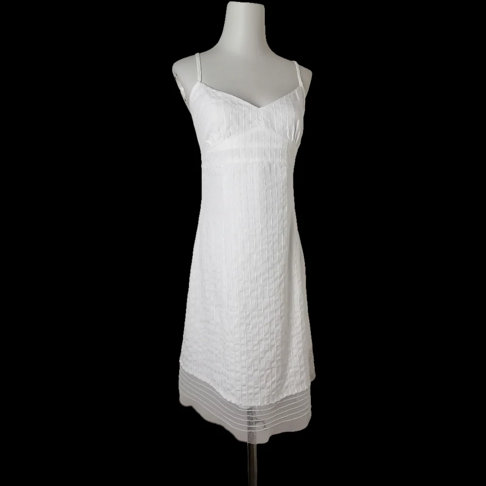 💧 white cotton slip dress by JACOB - Picture 1 of 6